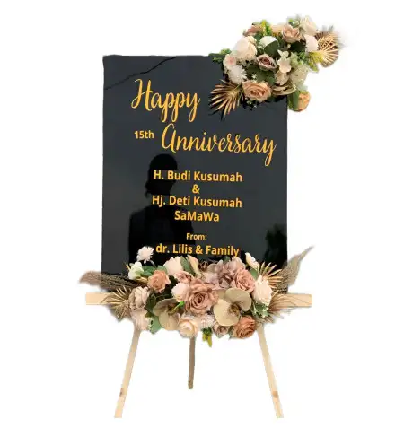 Papan Bunga Akrilik Kinilow Satu