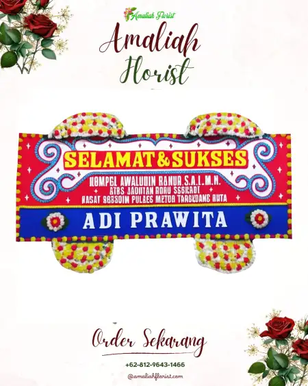 Papan Bunga Ucapan Selamat Kinilow Satu
