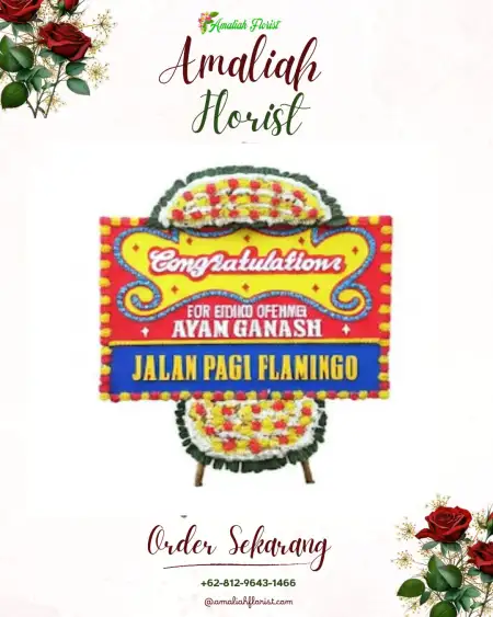 Sewa Papan Bunga Kinilow Satu
